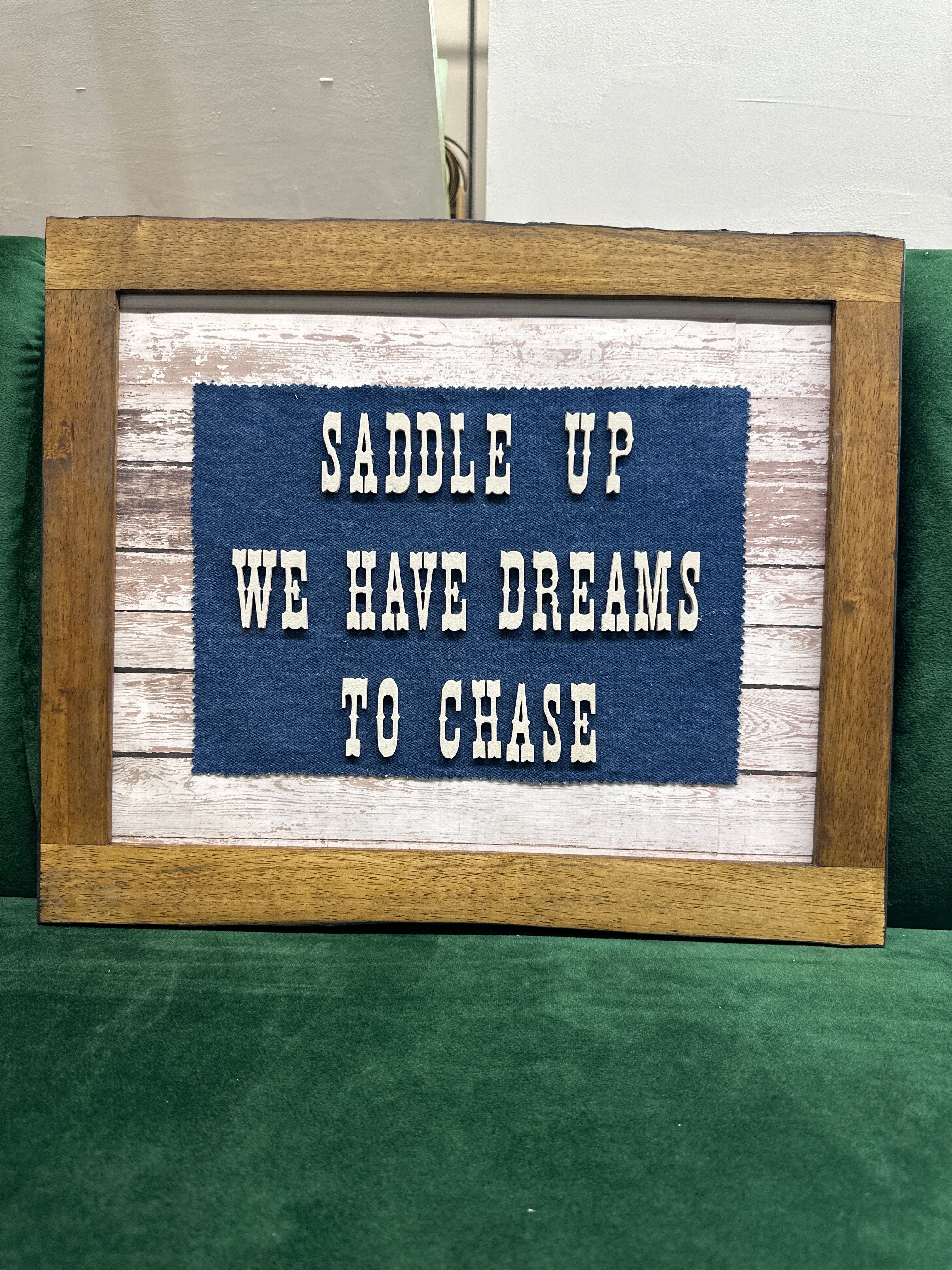 Saddle Up Sign
